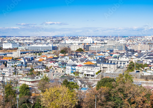 郊外の住宅地 東京