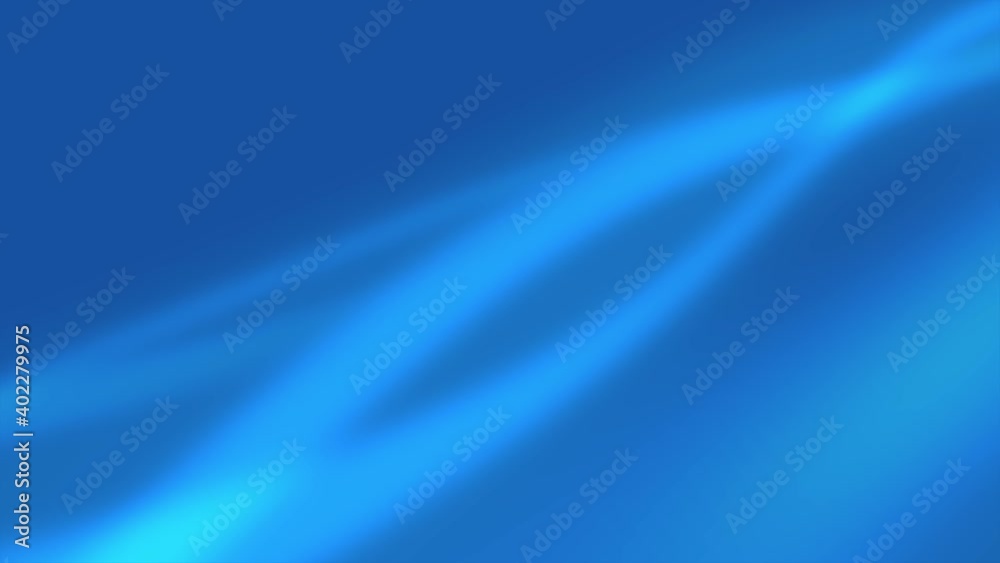 Blue wave 4K. Abstract animation of a 3D shape ,  Loop/Cycle. 25 fps.