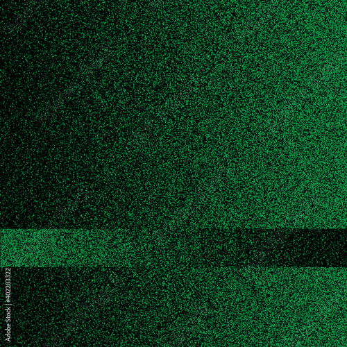 Green noise abstract background with line
