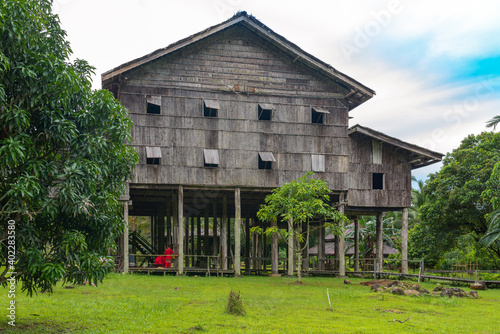Sarawak Cultural Village is located in the north of Kuching on the Santubong peninsula. It showcases the various ethnic groups carrying out traditional activities in their respective traditional house photo