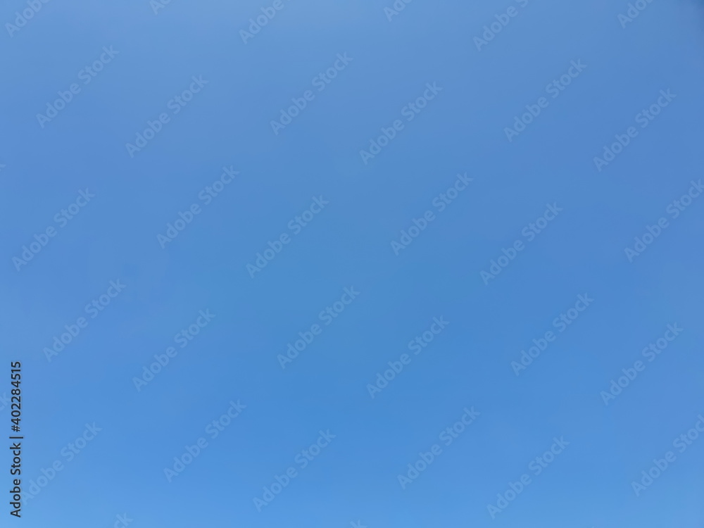 Background Blue sky without clouds Light sky over the horizon at sunset or early morning. is perfect for making background images.
