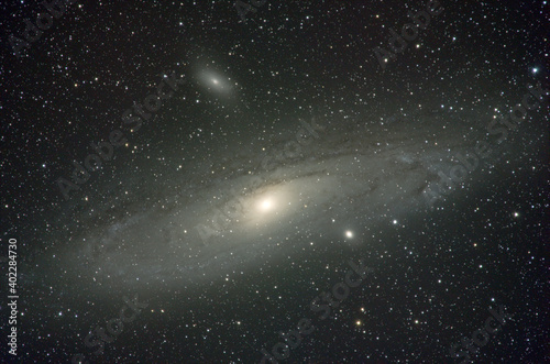 Andromeda galaxy at 840mm