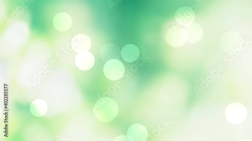 abstract green Christmas bokeh background