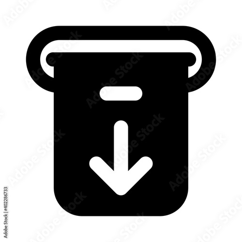 Withdraw icon vector