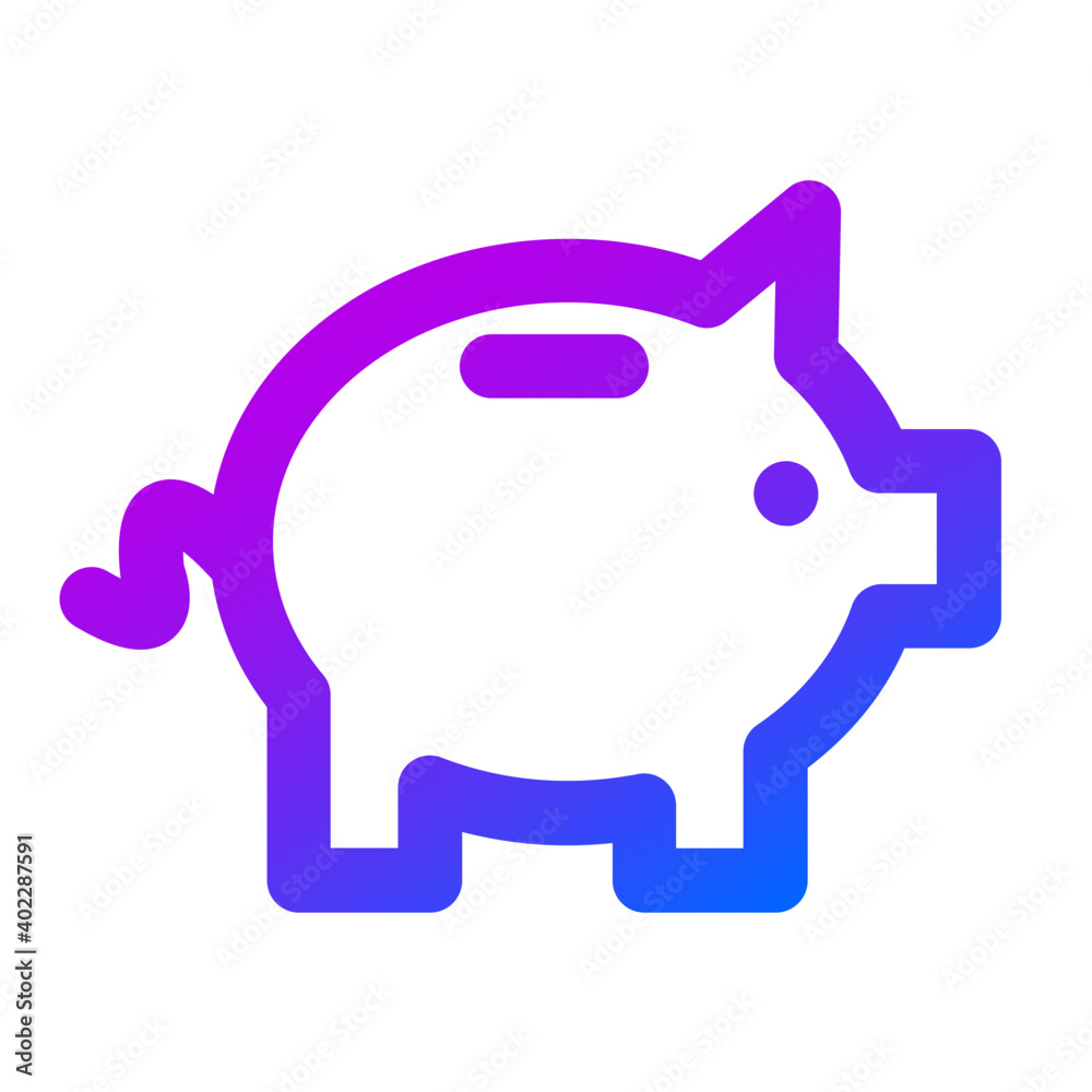 Piggy bank icon Piggy bank icon
