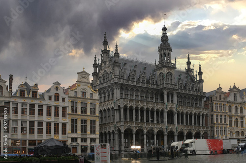  Grand place Brussels in december Brussels, Capital District - Belgium