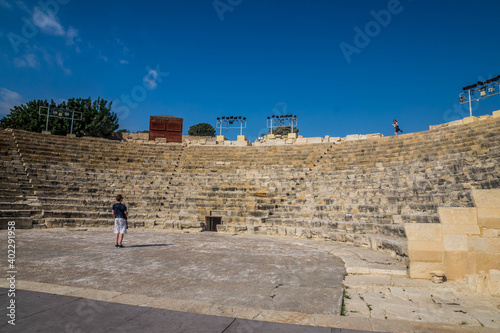 Amphitheatre at Kourion archeological site, Cyprus, September 2017