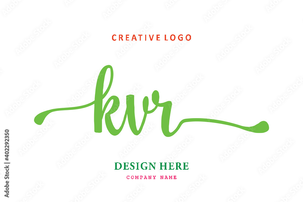 KVR lettering logo is simple, easy to understand and authoritative KVR lettering logo is simple, easy to understand and authoritative