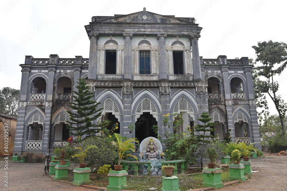Obraz premium Palais indien du Chettinad en Inde du Sud