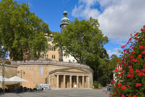 Markt in Sondershausen mit Alten Wache und Schloss photo