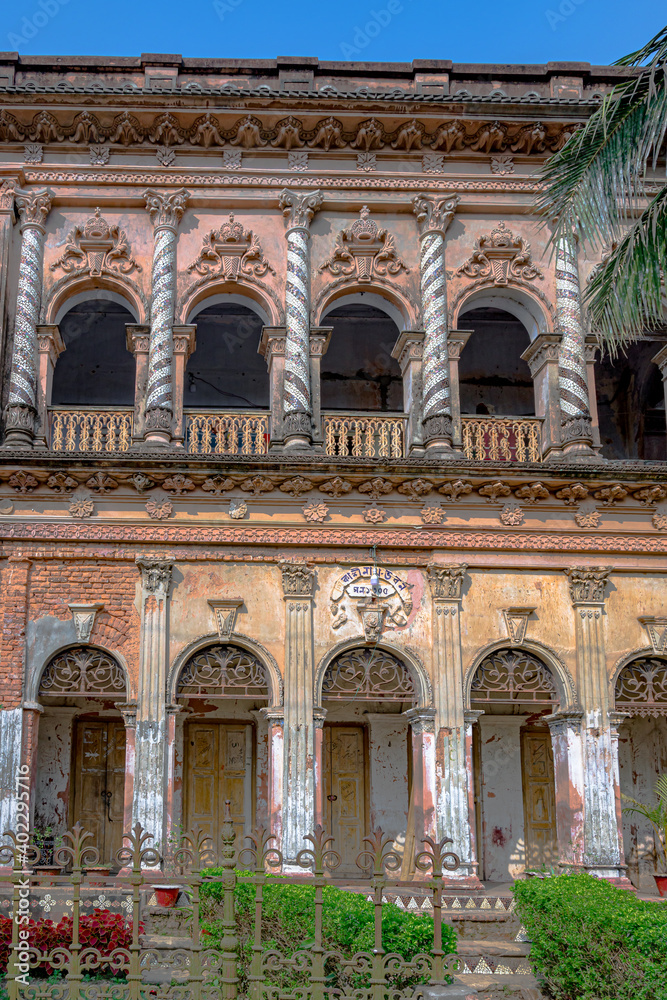 An old (450+ yrs.) building now protected as a heritage site in a historical town of Sonargaon, Bangladesh