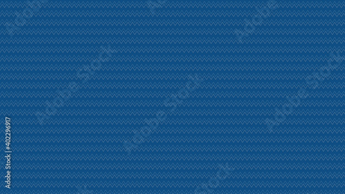 seamless repeating Blue zigzag wave pattern on Classic Blue color background