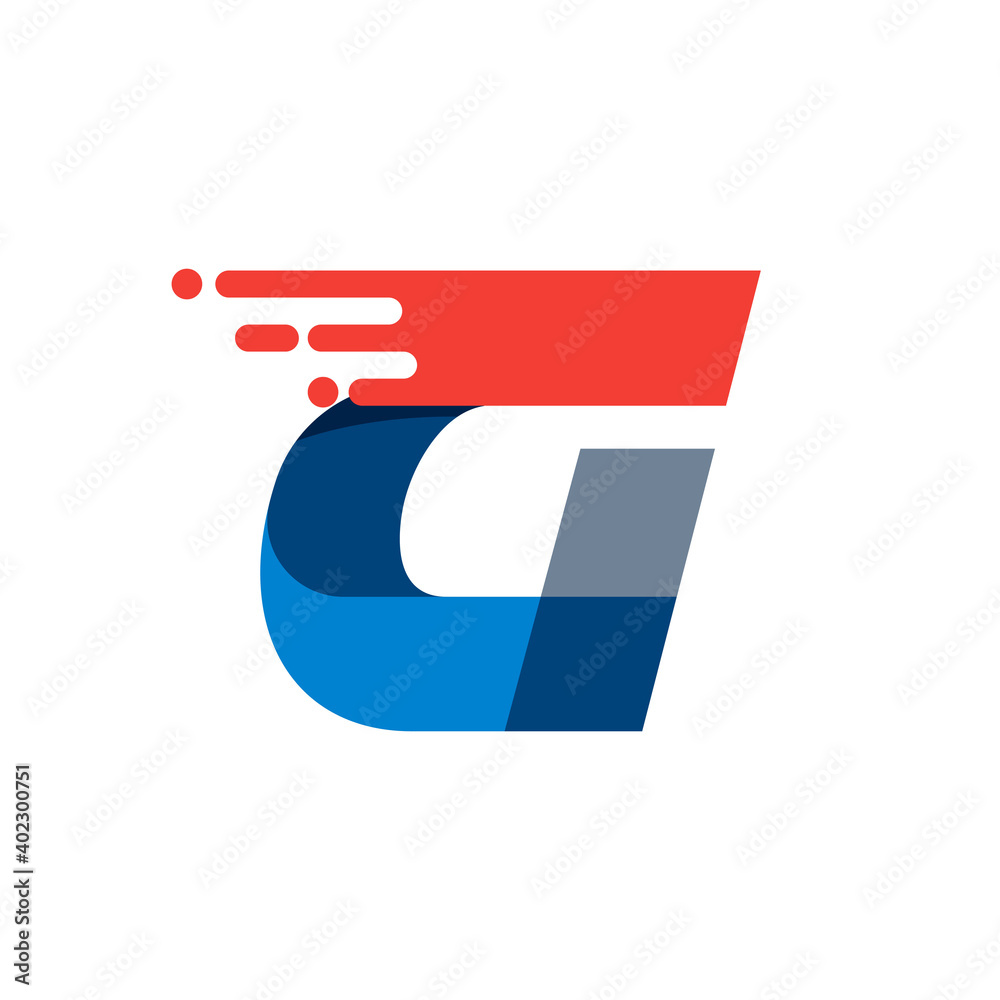 Letter G fast speed motion logo. Letter G fast speed motion logo.