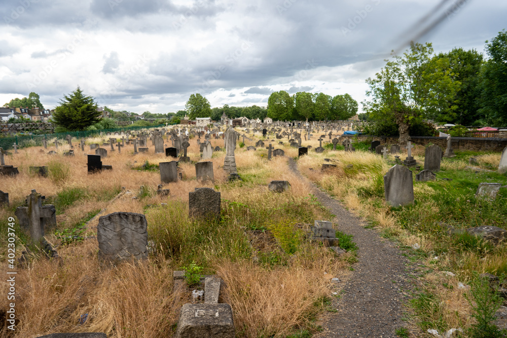 Ancient British Cemetery near London