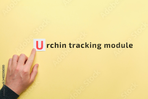 UTM - Urchin Tracking Module. Parameter in the URL for track advertising campaigns. photo