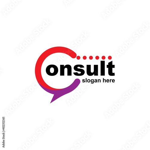 consulting logo design template
