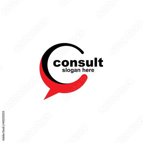 consulting logo design template
