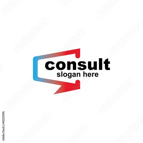 consulting logo design template
