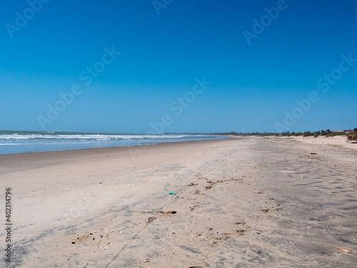 Beach landscape from the Gambia