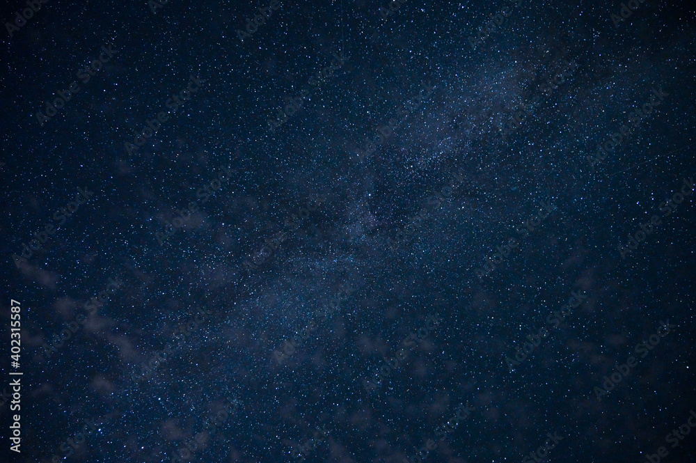 Colorful shot of the milky way with small clouds. Astrophotography Colorful shot of the milky way with small clouds. Astrophotography