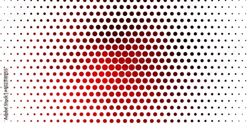 Light Blue, Red vector background with circles.