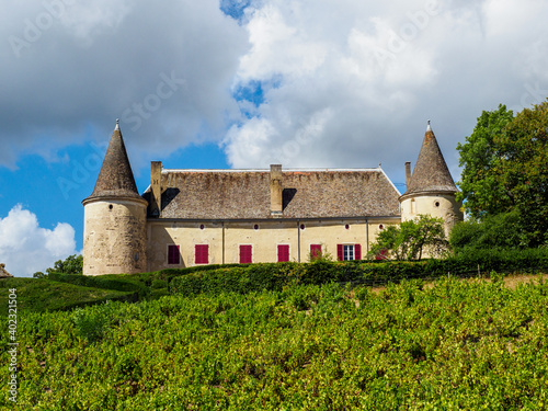 le château de Varennes dans le Beaujolais en France