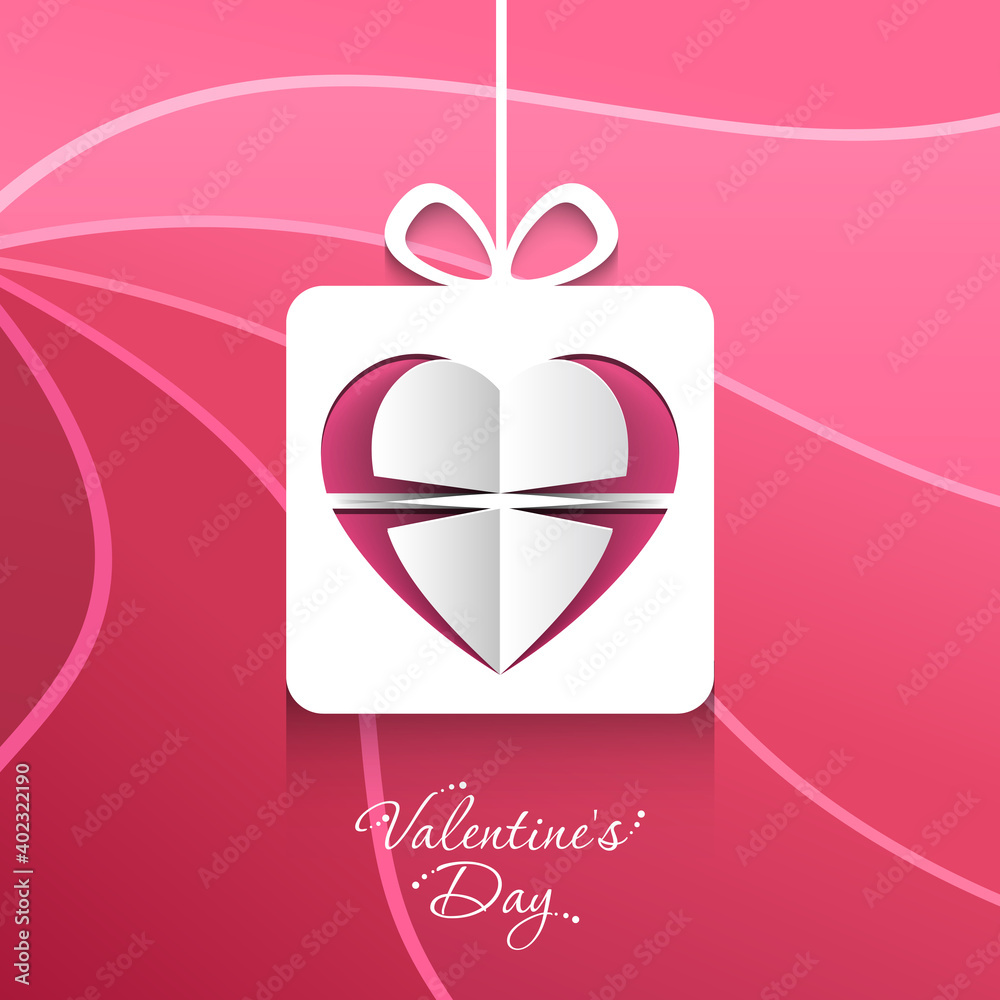 Illustration of Valentine's Day with beautiful calligraphy. Illustration of Valentine's Day with beautiful calligraphy.