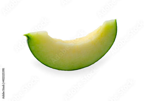Melon isolated on the white background .