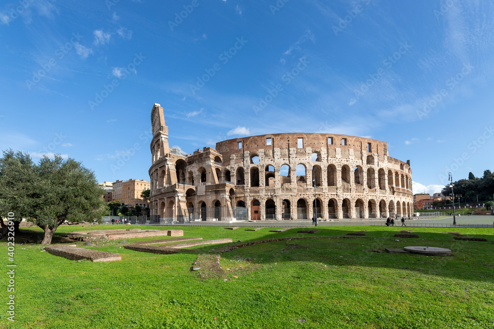 Flavian Amphitheater of Ancient Rome