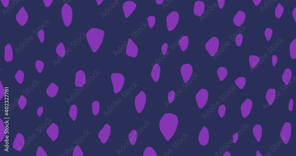 Set of trendy looping backgrounds with modern doodle patterns in vibrant purple neon colours. Hand drawn patterns with dots, cells, modern shapes, strokes, spots, memphis. Alpha Channel