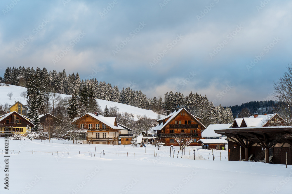 Winter in Hinterzarten im Schwarzwald Winter in Hinterzarten im Schwarzwald