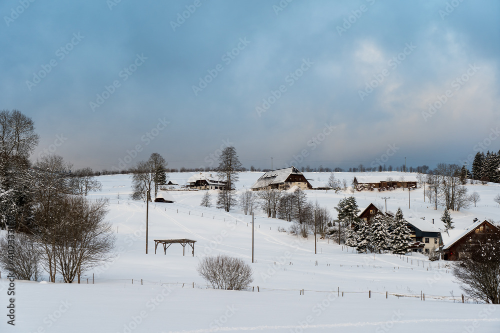 Winter in Hinterzarten im Schwarzwald