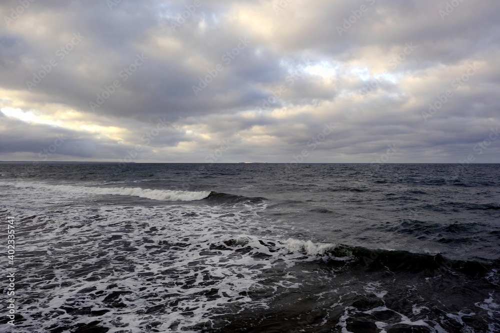 The Baltic sea, the town of Zelenogradsk, Kaliningrad oblast, Russia