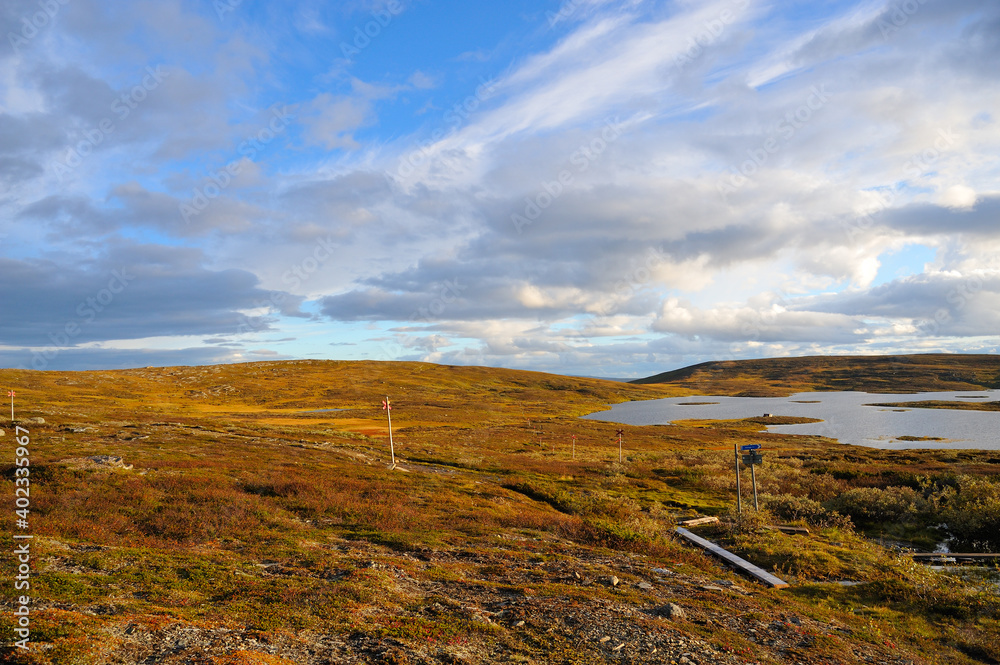 Hochplateau, Helagsfjället im Herbst Hochplateau, Helagsfjället im Herbst