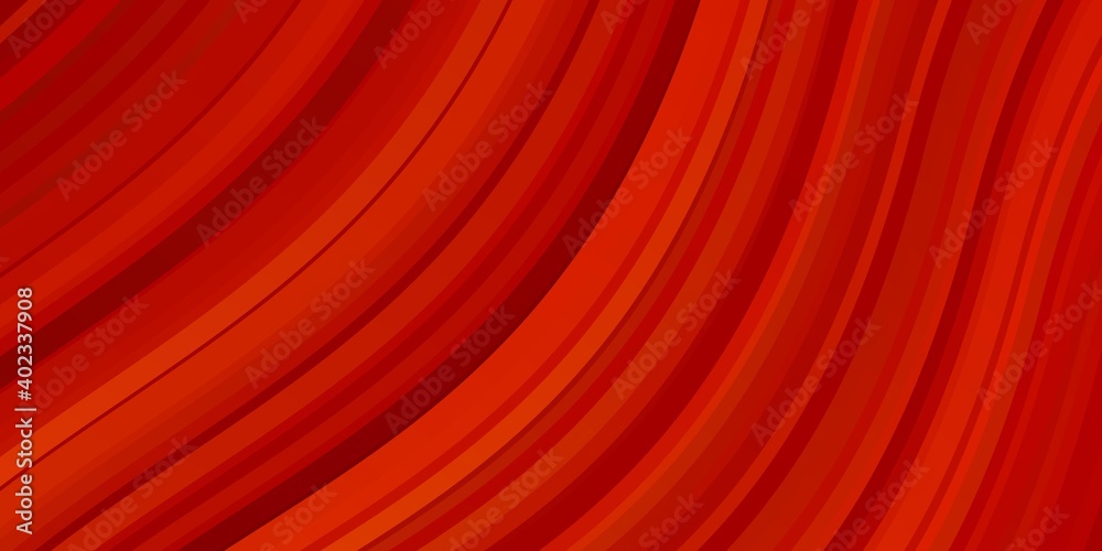 Fototapeta premium Light Red vector pattern with lines.