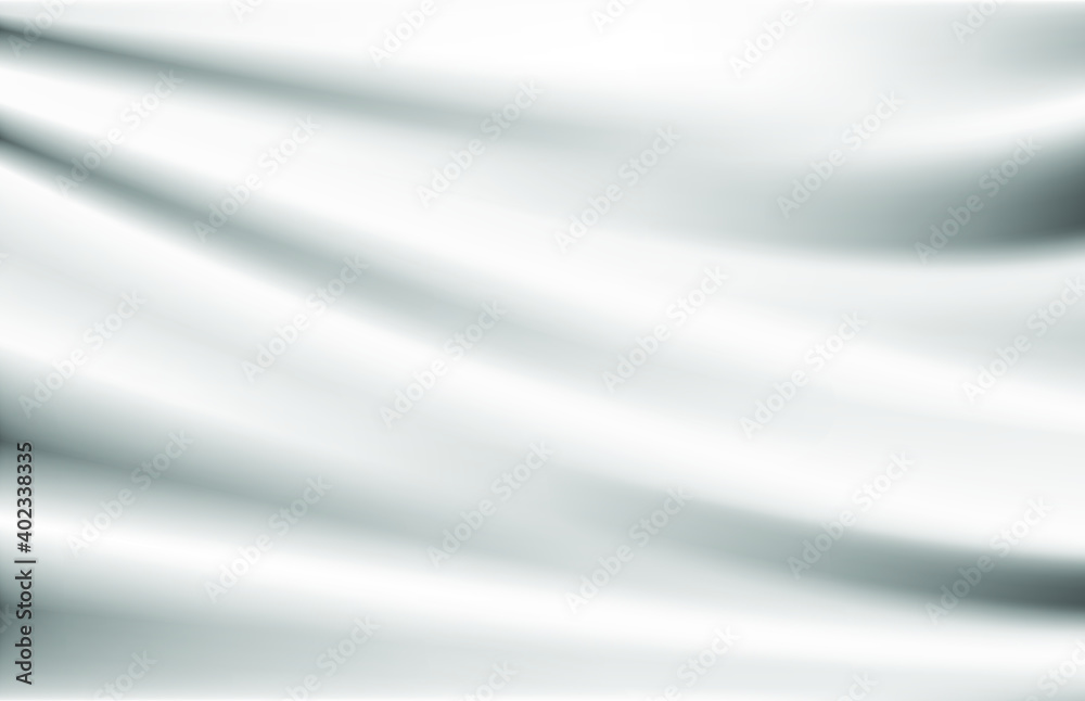 Obraz premium vector wavy silk fabric background