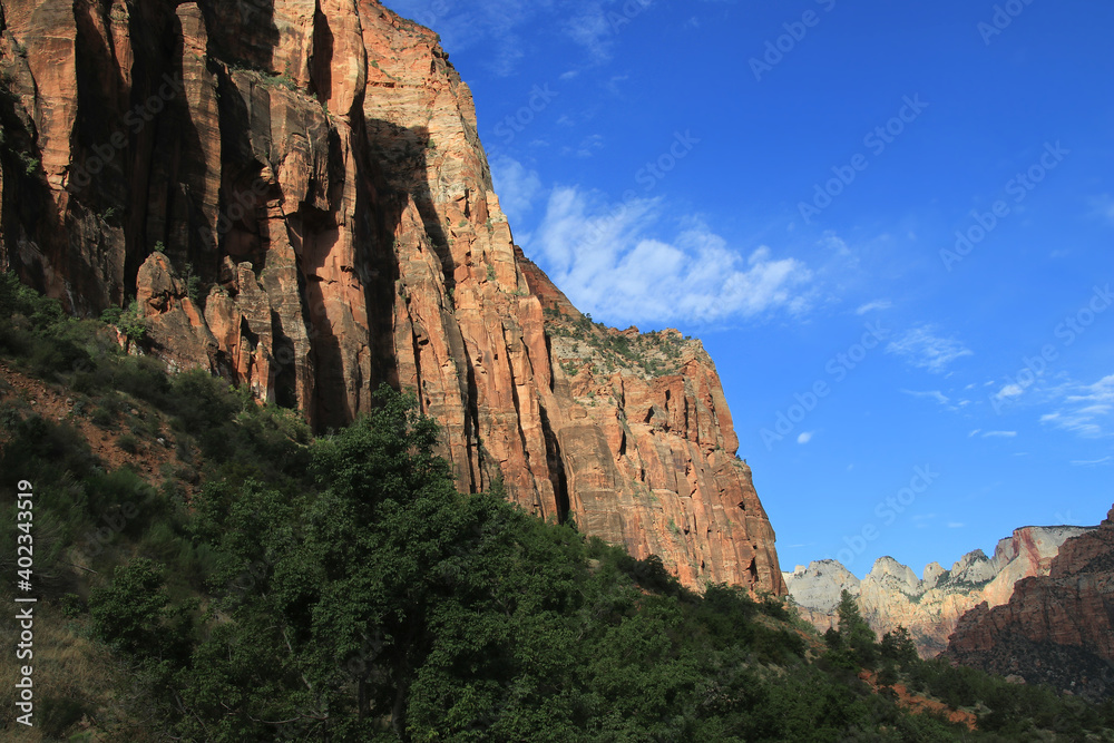 mountains in zion national park