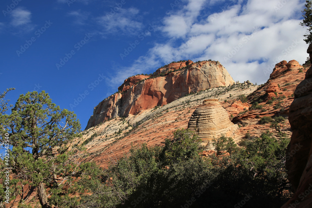 mountains in zion national park