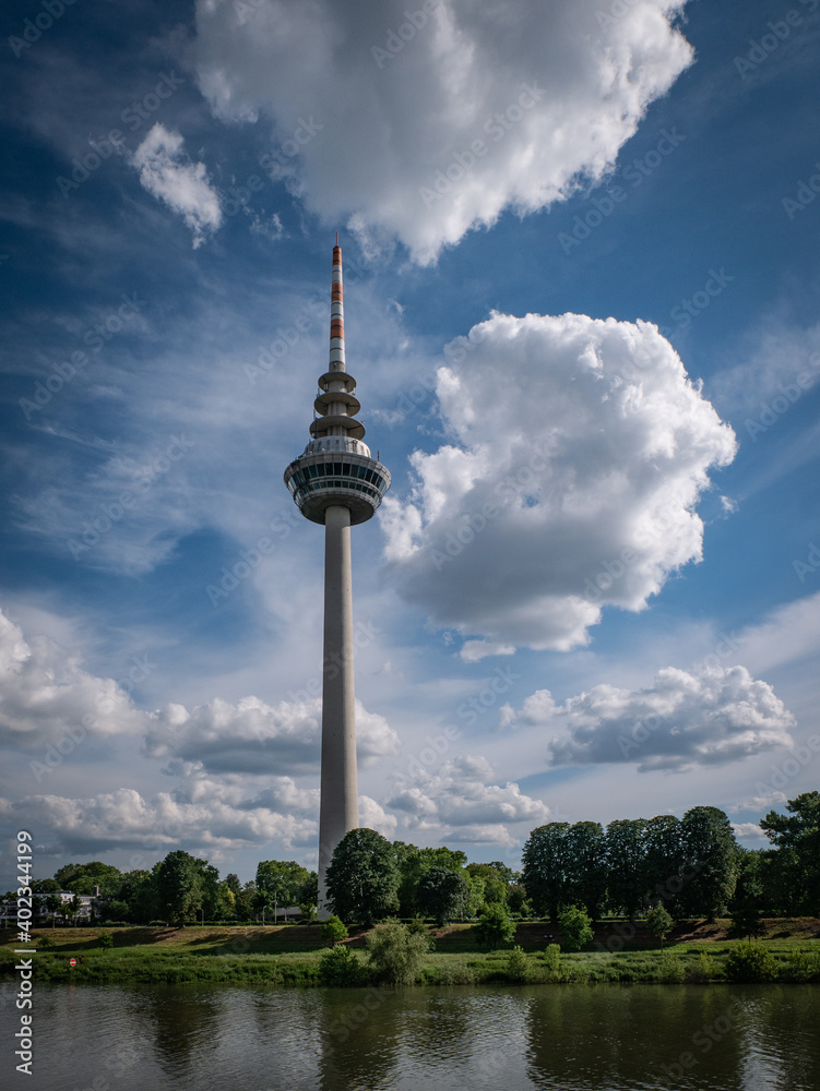 Naklejka premium Fernmeldeturm Mannheim
