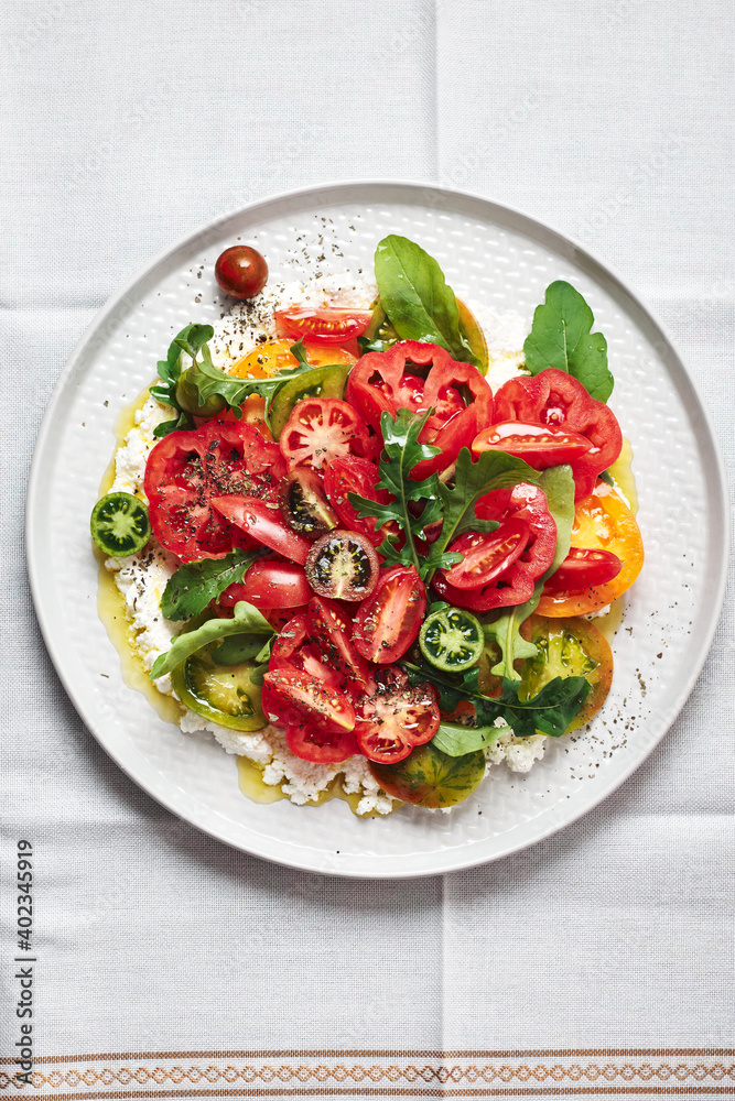 Tomato salad. Tomato salad.