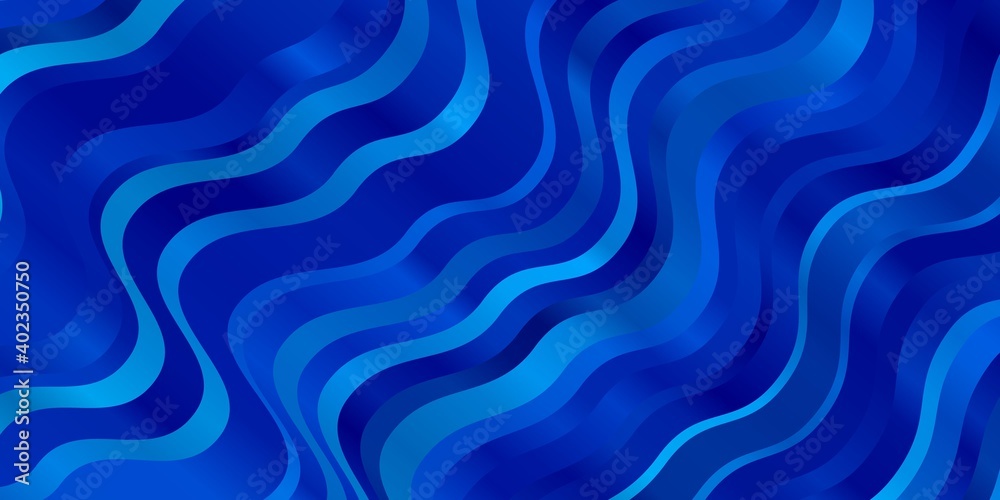 Light BLUE vector pattern with curves. Light BLUE vector pattern with curves.