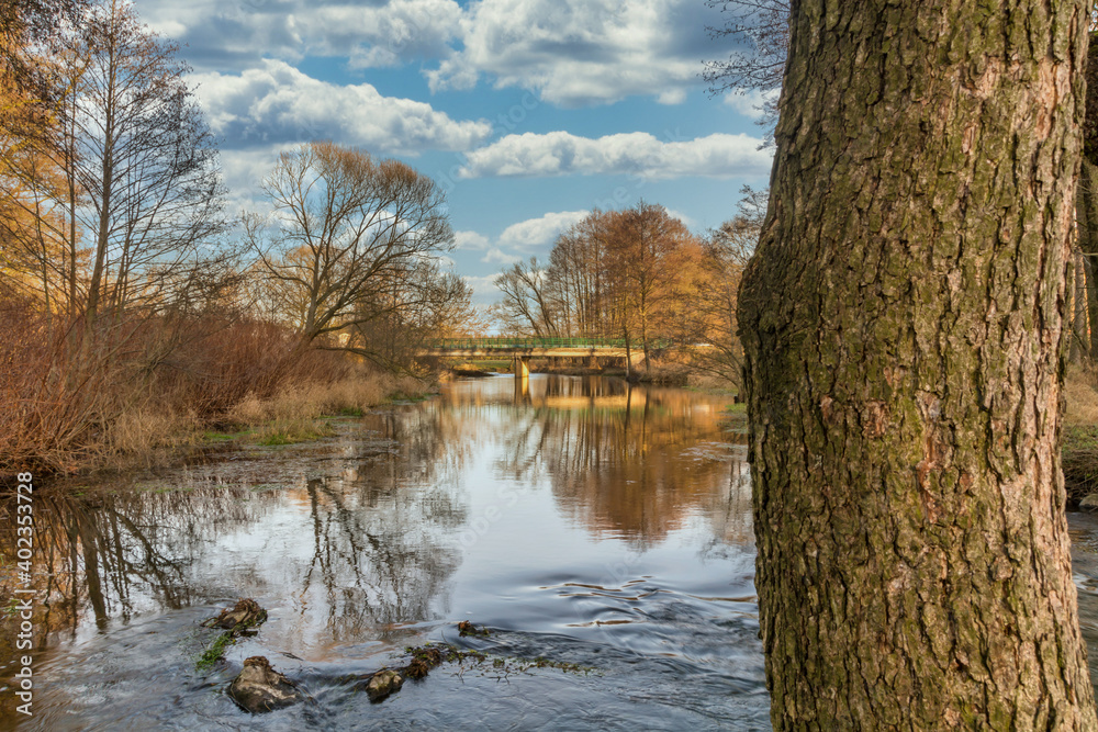 Road bridge, connecting two river banks. Road bridge, connecting two river banks.