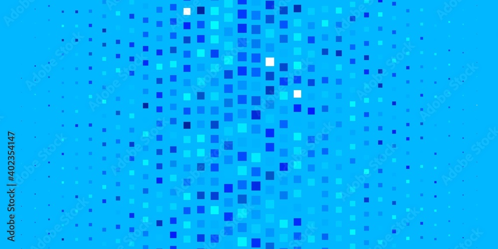 Dark BLUE vector background with rectangles.