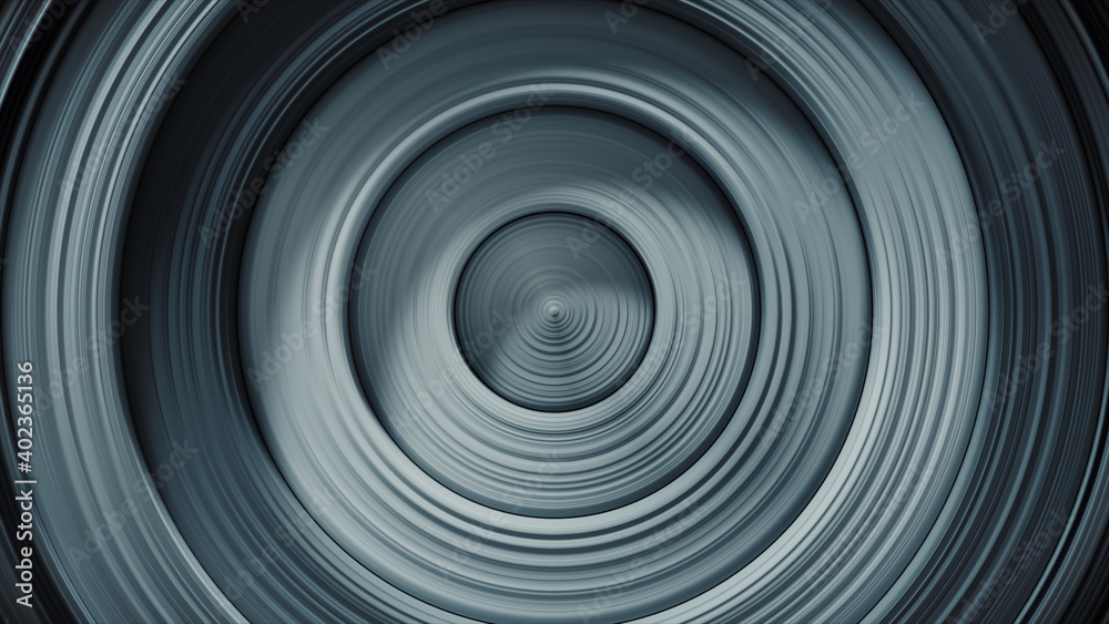 Abstract pattern of circles with displacement effect. White blank rings. Abstract background for business presentation. The center is shifted to the side. 3d illustration Abstract pattern of circles with displacement effect. White blank rings. Abstract background for business presentation. The center is shifted to the side. 3d illustration