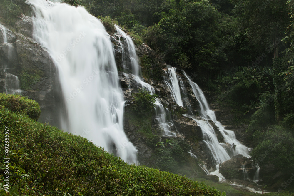 Wachirathan Waterfall in Doi Inthanon National Park