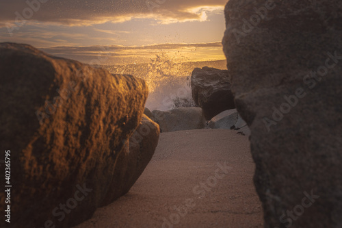 Beach Between Stones