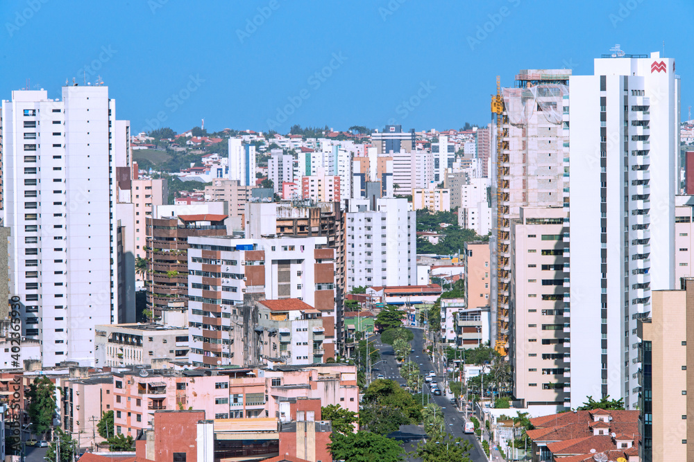 Meireles neighborhood at Fortaleza City. Brazil