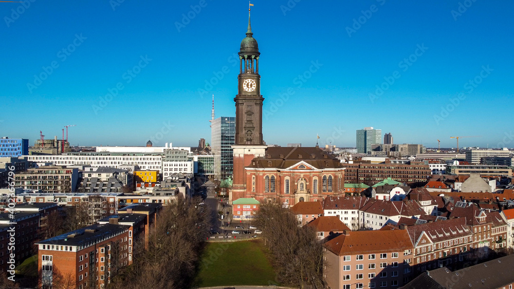 St Michaels Church in Hamburg St Pauli - travel photography