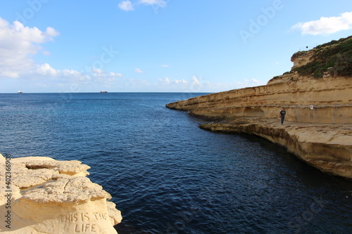 St Peter's Pool dans l'est de Malte