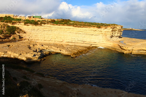 St Peter's Pool dans l'est de Malte